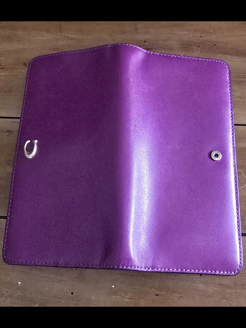 Coach Purple Skinny Wallet - Picture 4 of 7